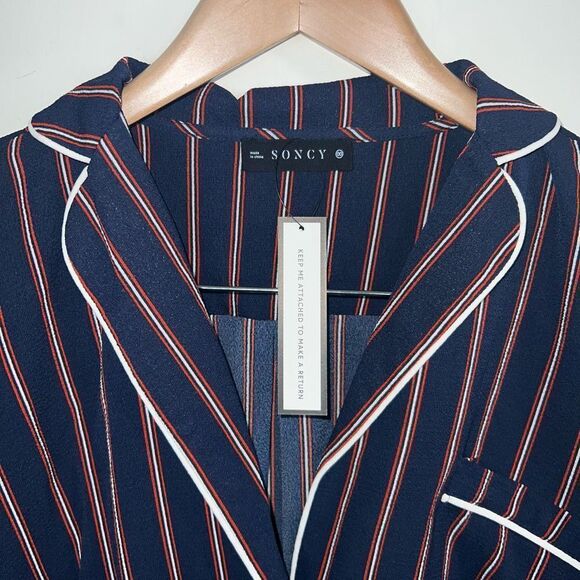 Soncy Plus Pajama Chic High Low Blouse (Soncy size 00) - Picture 2 of 11